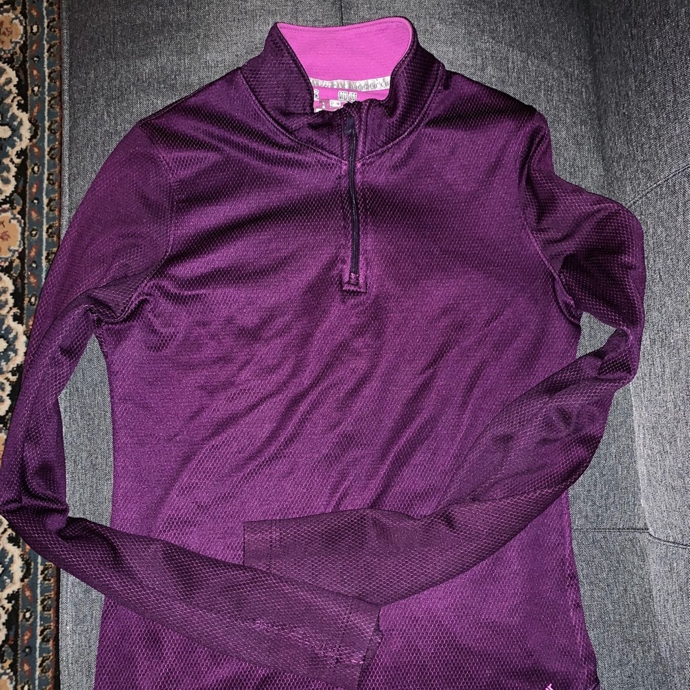 Under Armour Purple 3/4 Zip - Women’s Medium